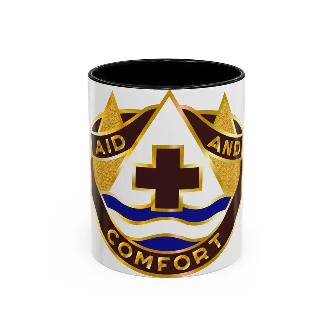 82 Field Hospital (U.S. Army) Accent Coffee Mug 11oz Black - Go Mug Yourself