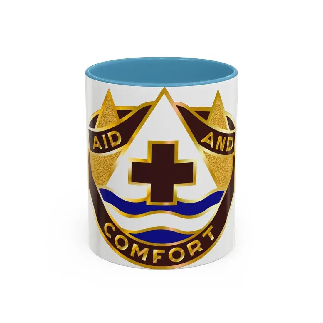 82 Field Hospital (U.S. Army) Accent Coffee Mug 11oz Light Blue - Go Mug Yourself