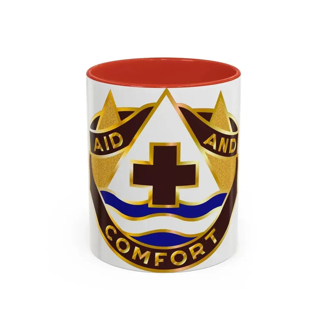 82 Field Hospital (U.S. Army) Accent Coffee Mug 11oz Red - Go Mug Yourself