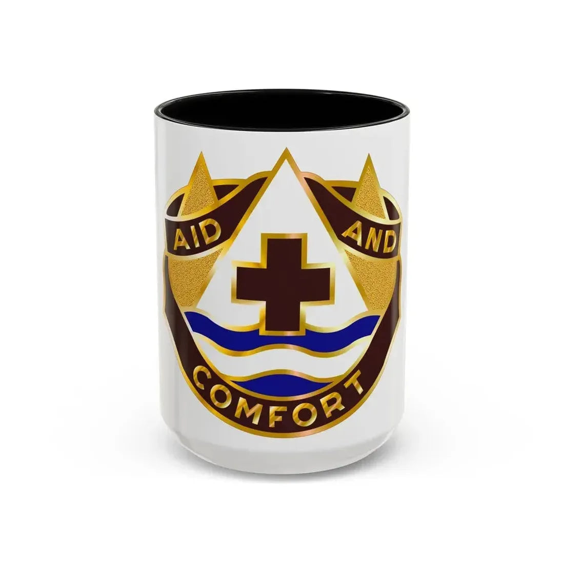 82 Field Hospital (U.S. Army) Accent Coffee Mug 15oz Black - Go Mug Yourself