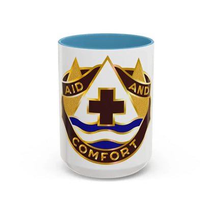 82 Field Hospital (U.S. Army) Accent Coffee Mug 15oz Light Blue - Go Mug Yourself