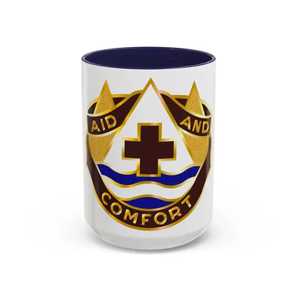 82 Field Hospital (U.S. Army) Accent Coffee Mug 15oz Navy - Go Mug Yourself