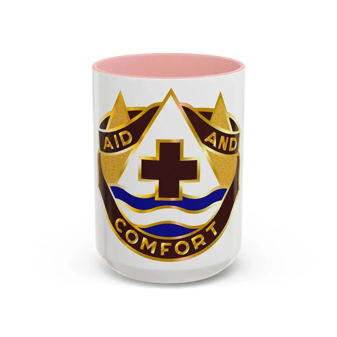 82 Field Hospital (U.S. Army) Accent Coffee Mug 15oz Pink - Go Mug Yourself