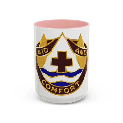 82 Field Hospital (U.S. Army) Accent Coffee Mug 15oz Pink - Go Mug Yourself