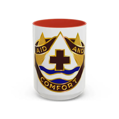 82 Field Hospital (U.S. Army) Accent Coffee Mug 15oz Red - Go Mug Yourself