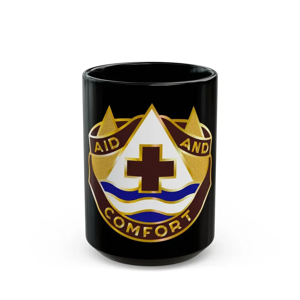 82 Field Hospital (U.S. Army) Black Coffee Mug 15oz - Go Mug Yourself