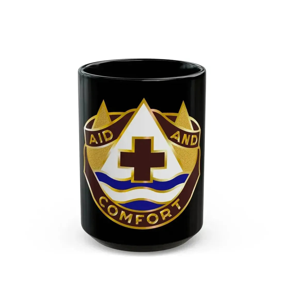 82 Field Hospital (U.S. Army) Black Coffee Mug 15oz - Go Mug Yourself
