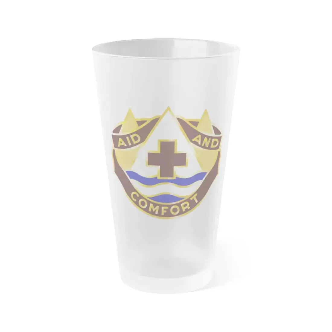 82 Field Hospital (U.S. Army) Frosted Pint Glass 16oz Default Title - Go Mug Yourself