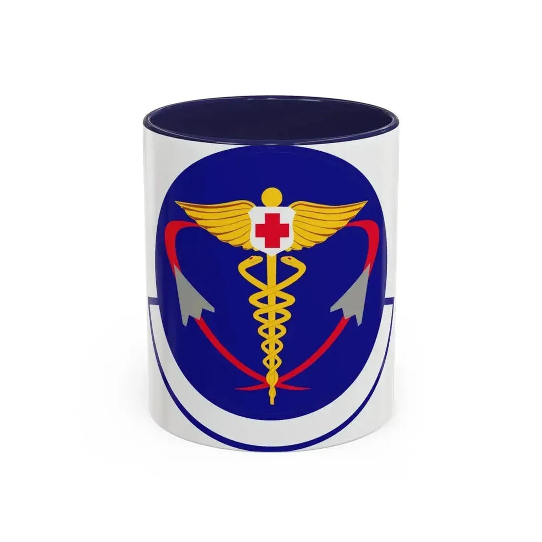 82 Operational Medical Readiness Squadron AETC (U.S. Air Force) Accent Coffee Mug 11oz Navy - Go Mug Yourself