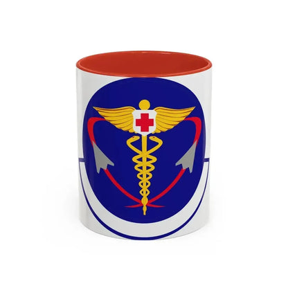 82 Operational Medical Readiness Squadron AETC (U.S. Air Force) Accent Coffee Mug 11oz Red - Go Mug Yourself