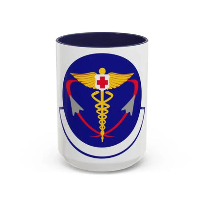 82 Operational Medical Readiness Squadron AETC (U.S. Air Force) Accent Coffee Mug 15oz Navy - Go Mug Yourself
