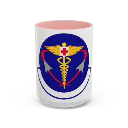 82 Operational Medical Readiness Squadron AETC (U.S. Air Force) Accent Coffee Mug 15oz Pink - Go Mug Yourself