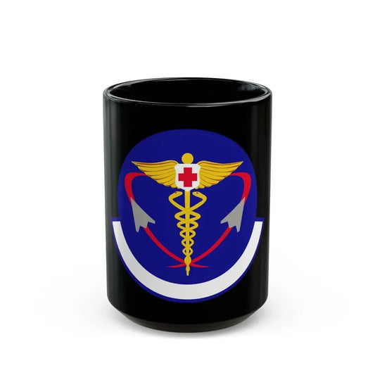 82 Operational Medical Readiness Squadron AETC (U.S. Air Force) Black Coffee Mug 15oz - Go Mug Yourself