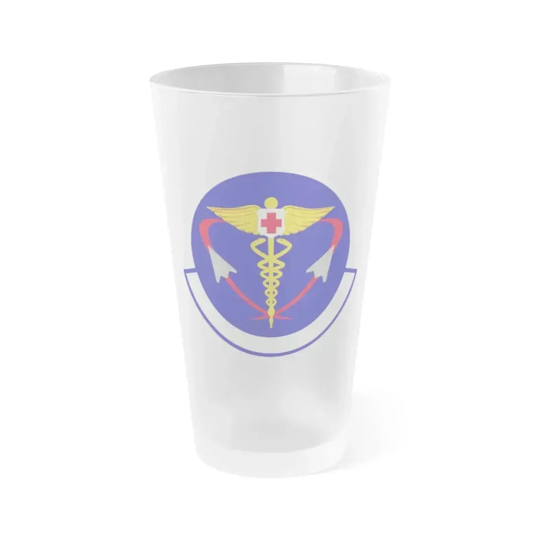 82 Operational Medical Readiness Squadron AETC (U.S. Air Force) Frosted Pint Glass 16oz 16oz Frosted - Go Mug Yourself
