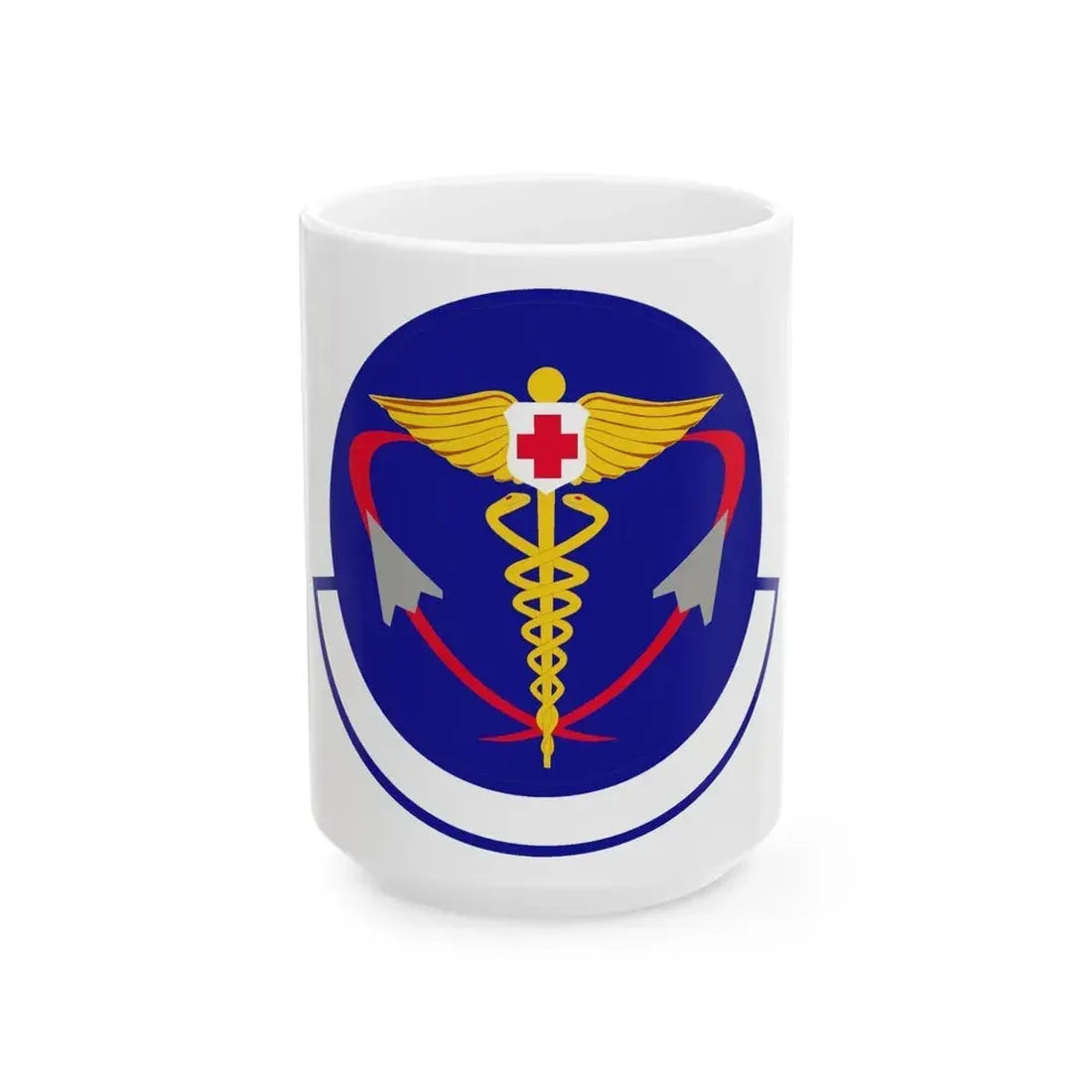 82 Operational Medical Readiness Squadron AETC (U.S. Air Force) White Coffee Mug 15oz - Go Mug Yourself