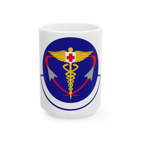 82 Operational Medical Readiness Squadron AETC (U.S. Air Force) White Coffee Mug 15oz - Go Mug Yourself