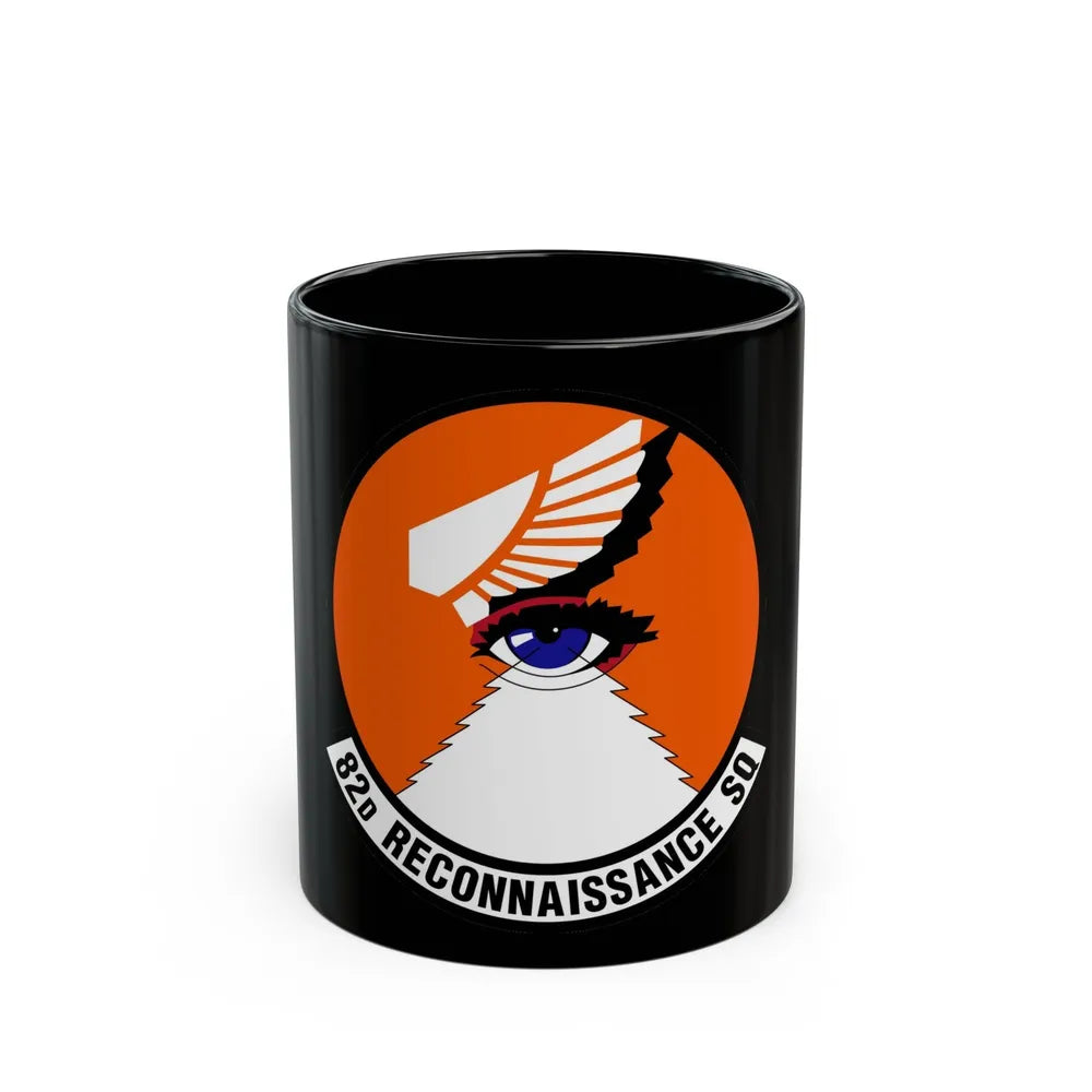 82 Reconnaissance Squadron ACC (U.S. Air Force) Black Coffee Mug-11oz-Go Mug Yourself