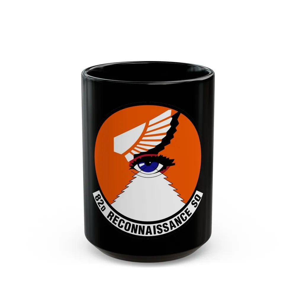 82 Reconnaissance Squadron ACC (U.S. Air Force) Black Coffee Mug-15oz-Go Mug Yourself