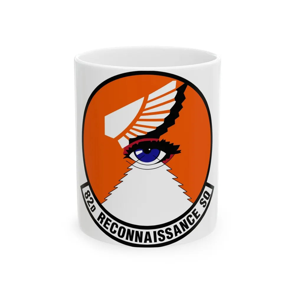 82 Reconnaissance Squadron ACC (U.S. Air Force) White Coffee Mug-11oz-Go Mug Yourself