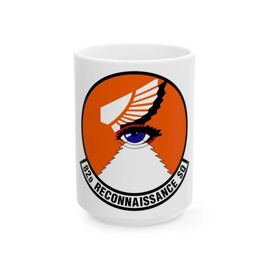 82 Reconnaissance Squadron ACC (U.S. Air Force) White Coffee Mug-15oz-Go Mug Yourself