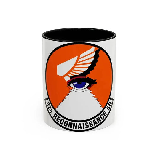 82 Reconnaissance Squadron ACC (U.S. Air Force) Accent Coffee Mug 11oz Black - Go Mug Yourself