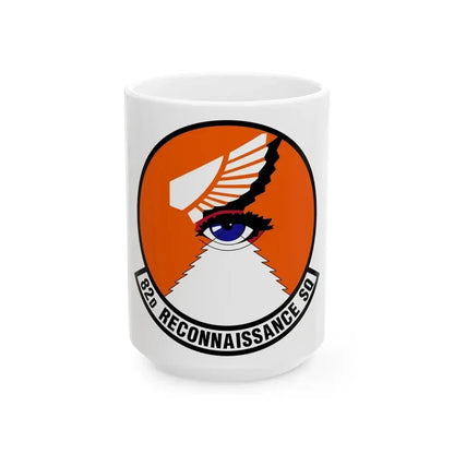 82 Reconnaissance Squadron ACC (U.S. Air Force) White Coffee Mug 15oz - Go Mug Yourself