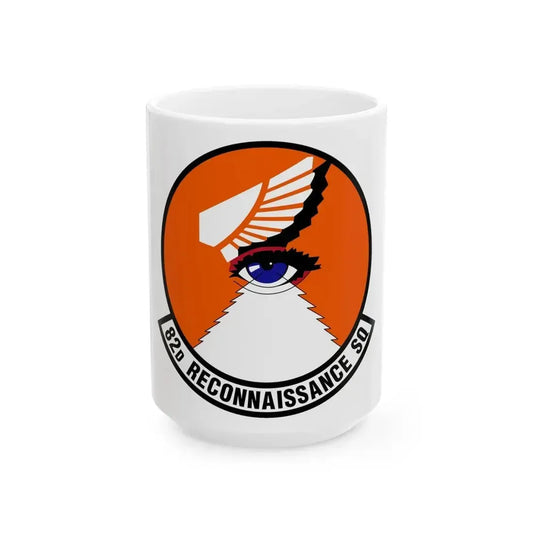 82 Reconnaissance Squadron ACC (U.S. Air Force) White Coffee Mug 15oz - Go Mug Yourself