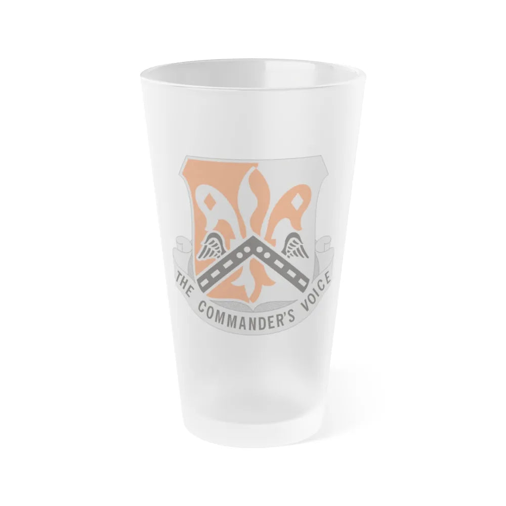 82 Signal Battalion (U.S. Army) Frosted Pint Glass 16oz-Go Mug Yourself