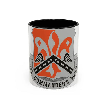 82 Signal Battalion (U.S. Army) Accent Coffee Mug 11oz Black - Go Mug Yourself