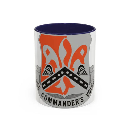 82 Signal Battalion (U.S. Army) Accent Coffee Mug 11oz Navy - Go Mug Yourself
