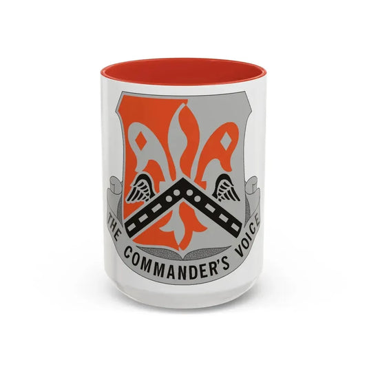 82 Signal Battalion (U.S. Army) Accent Coffee Mug 15oz Black - Go Mug Yourself