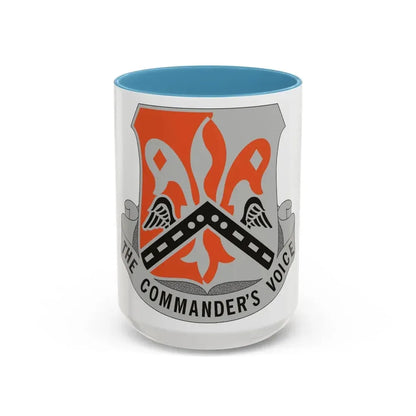 82 Signal Battalion (U.S. Army) Accent Coffee Mug 15oz Light Blue - Go Mug Yourself