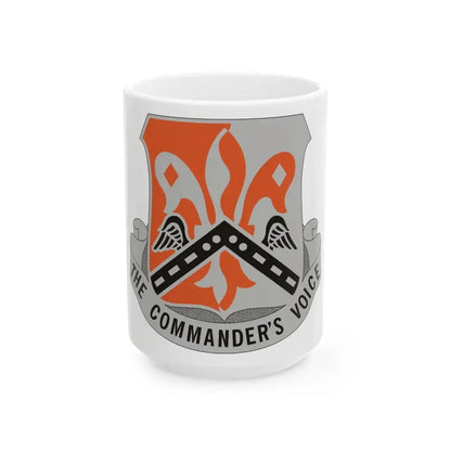 82 Signal Battalion (U.S. Army) White Coffee Mug 15oz - Go Mug Yourself