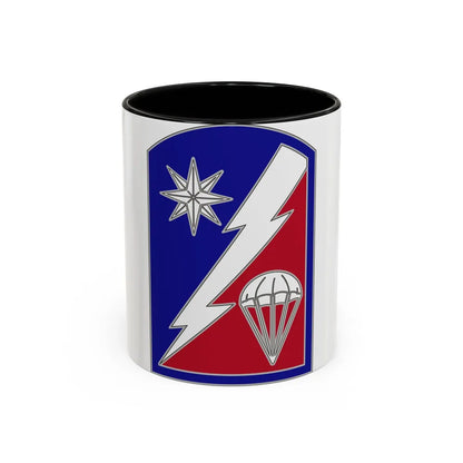 82 Sustainment Brigade (U.S. Army) Accent Coffee Mug-11oz-Black-Go Mug Yourself