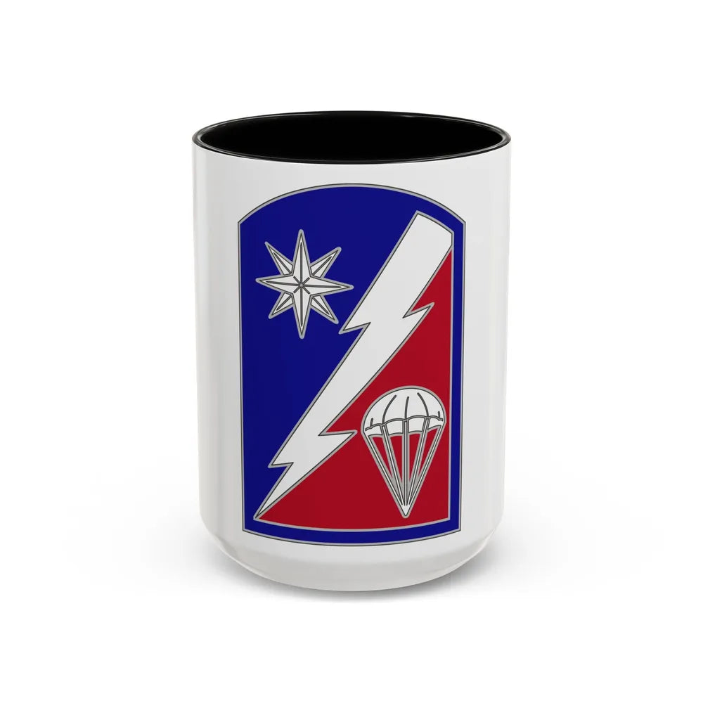 82 Sustainment Brigade (U.S. Army) Accent Coffee Mug-15oz-Black-Go Mug Yourself