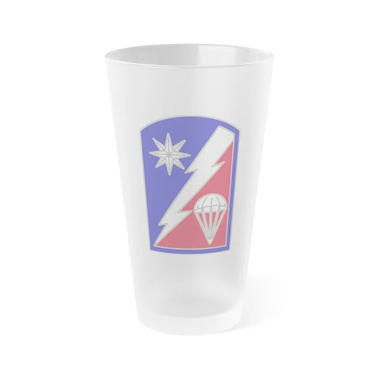 82 Sustainment Brigade (U.S. Army) Frosted Pint Glass 16oz-Go Mug Yourself