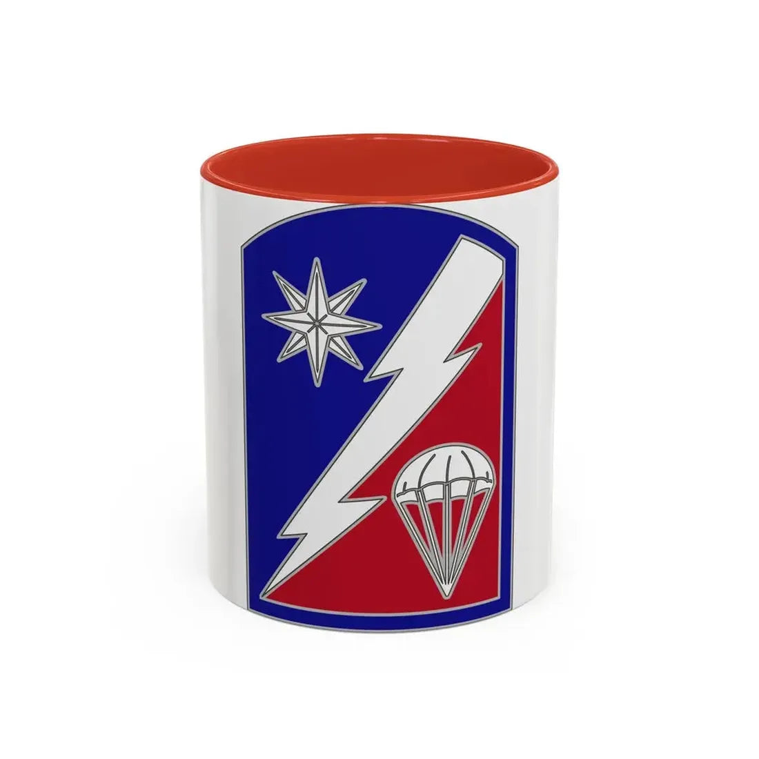 82 Sustainment Brigade (U.S. Army) Accent Coffee Mug 11oz Red - Go Mug Yourself