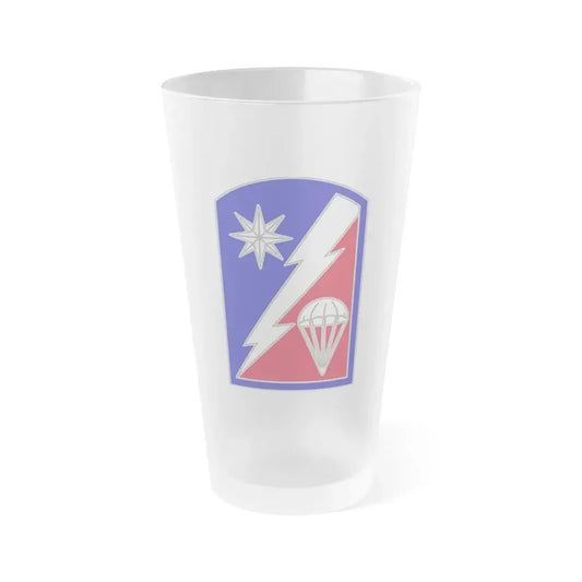 82 Sustainment Brigade (U.S. Army) Frosted Pint Glass 16oz Default Title - Go Mug Yourself