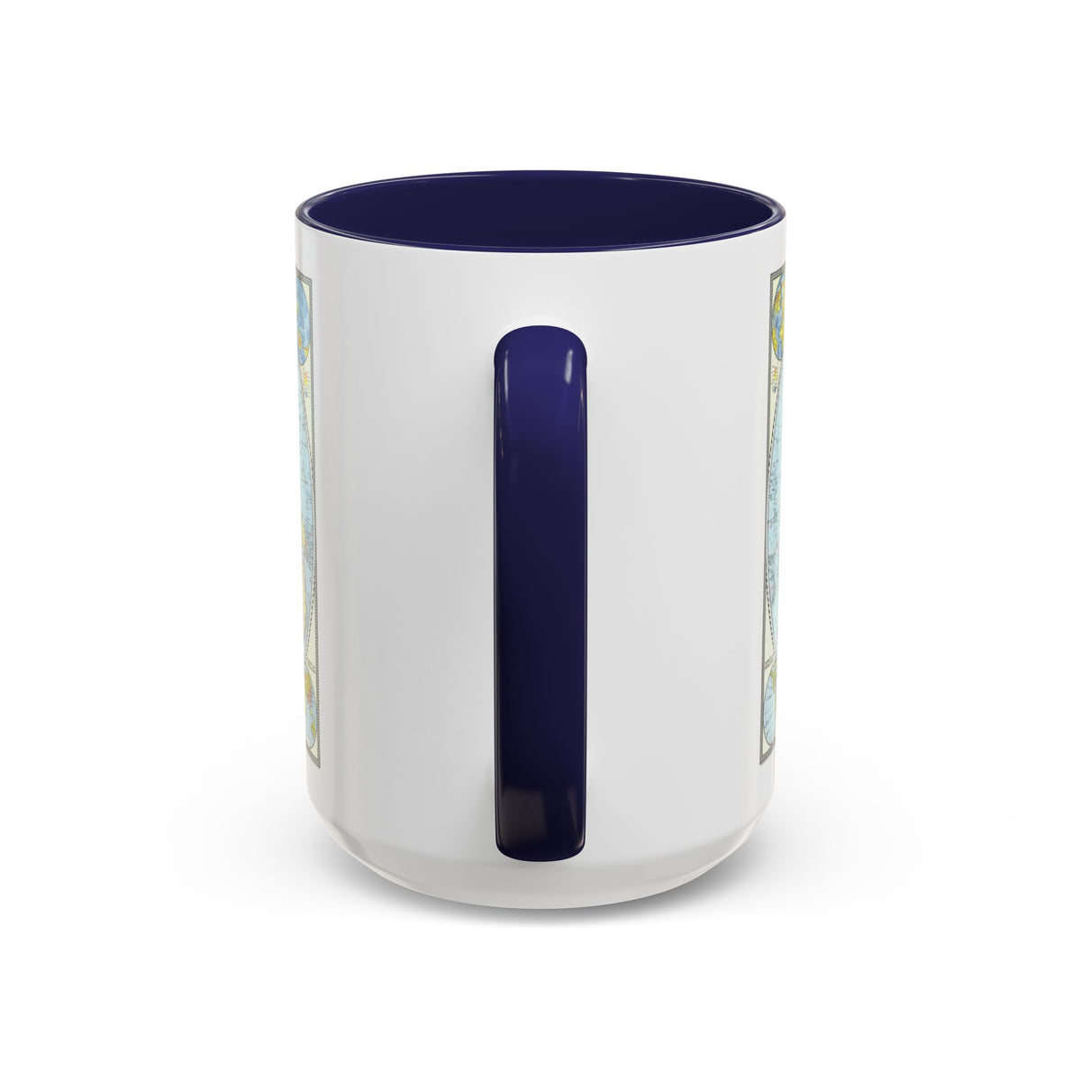World Map (1941) (Map) Accent Coffee Mug