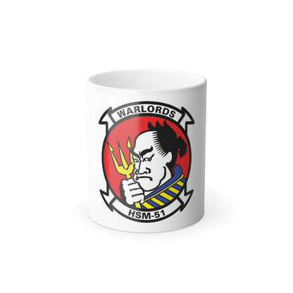 HSM 51 Helicopter Maritime Strike Squadron 51 (U.S. Navy) Color Changing Mug 11oz