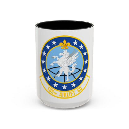 165 Airlift Squadron (U.S. Air Force) Accent Coffee Mug