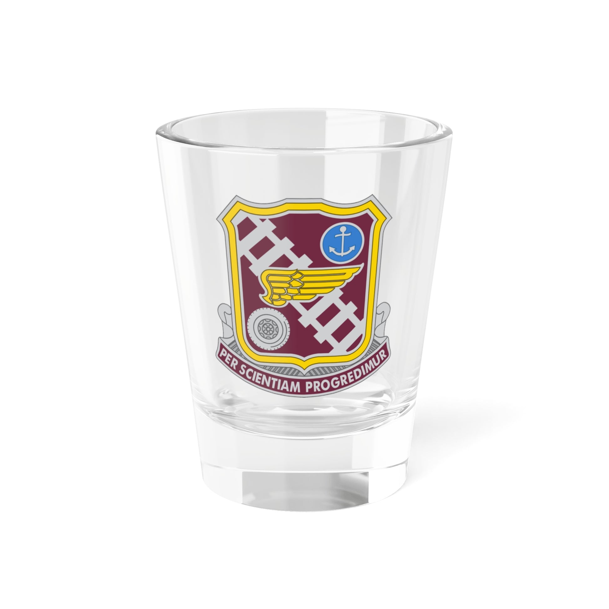 Transportation Center and School 2 (U.S. Army) Shot Glass 1.5oz-1.5oz-Go Mug Yourself