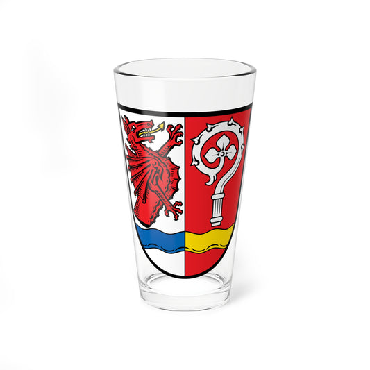 DEU Arrach COA (Germany) (Coat of Arms) Pint Glass 16oz