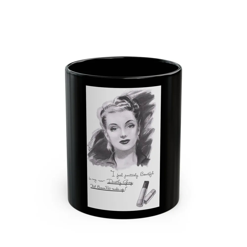 Dorothy Gray advertisement (2), 1941 - Black Coffee Mug-11oz-Go Mug Yourself