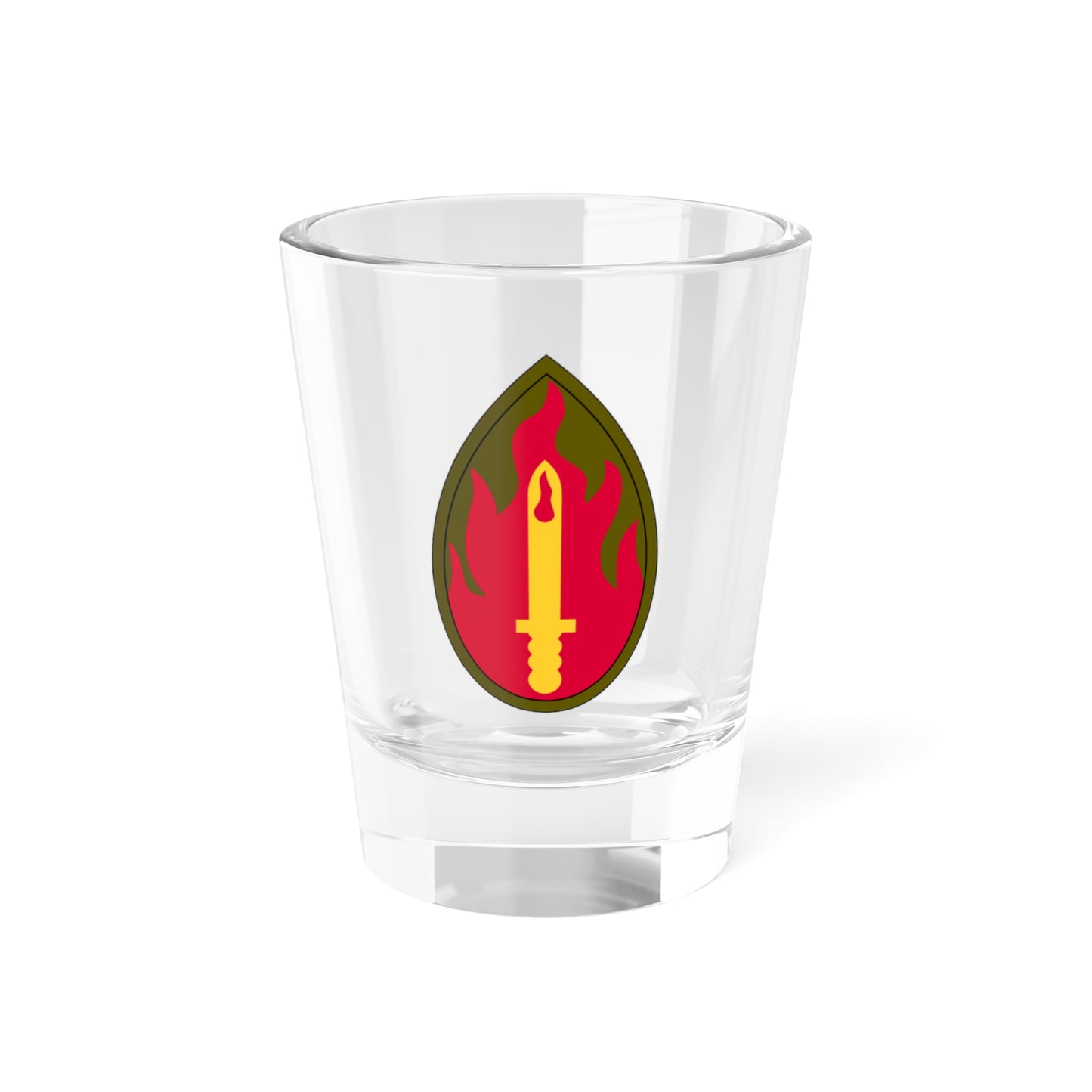 63rd Infantry Division SSI (U.S. Army) Shot Glass 1.5oz