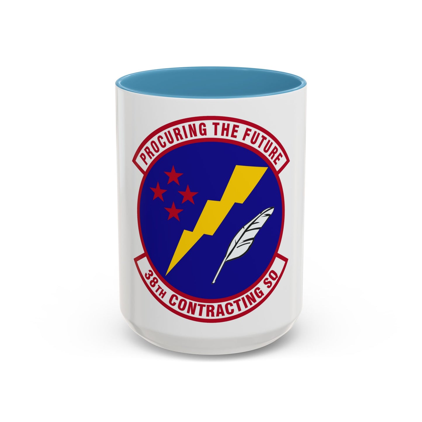 38th Contracting Squadron (U.S. Air Force) Accent Coffee Mug