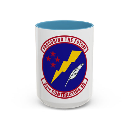 38th Contracting Squadron (U.S. Air Force) Accent Coffee Mug