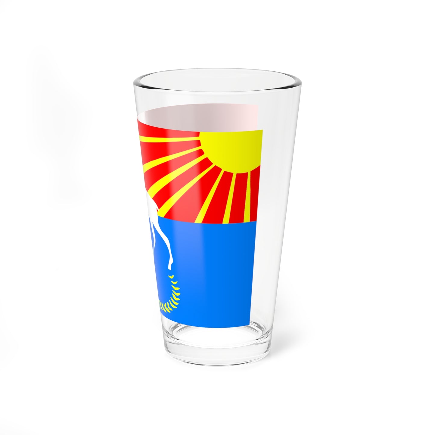 Flag Kuivozi Leningrad oblast (Russia) Pint Glass 16oz