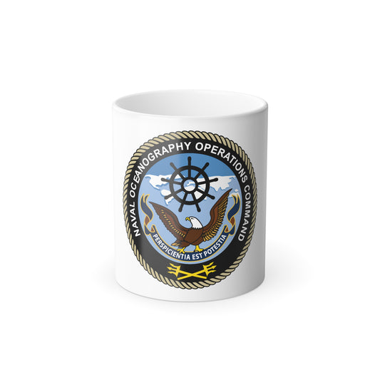 Naval Oceangraphy Operations Command (U.S. Navy) Color Changing Mug 11oz