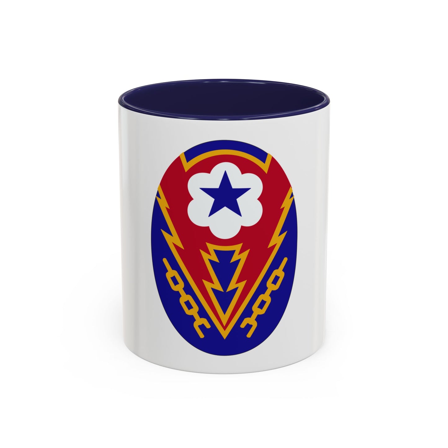 Communications Zone Personnel Europe (U.S. Army) Accent Coffee Mug